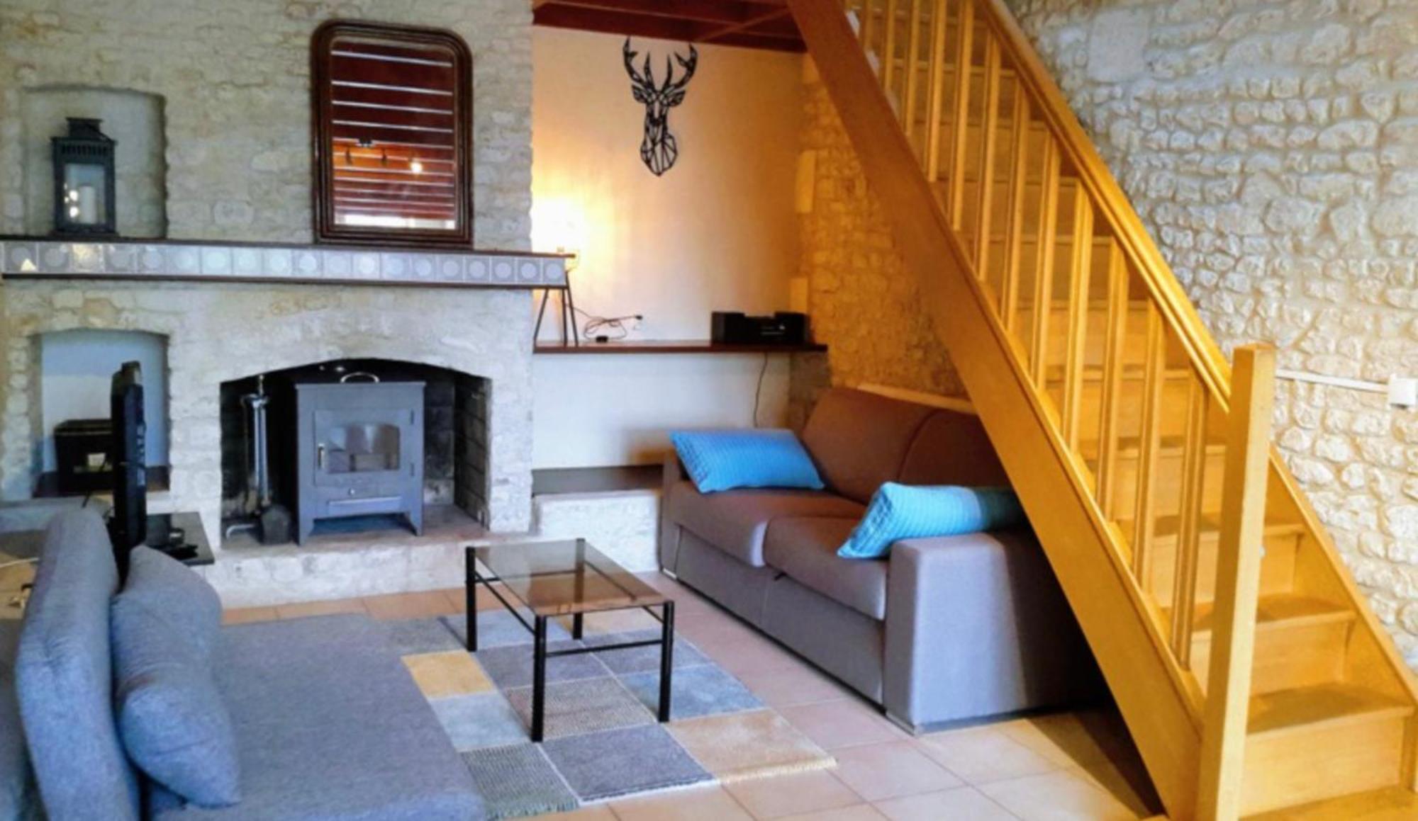 Villa Les Roses De Jonzac à Mortiers Extérieur photo